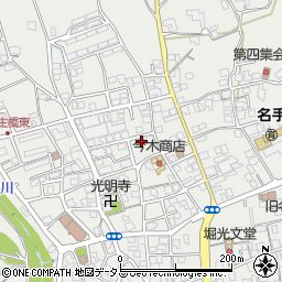 和歌山県紀の川市名手市場1296-20周辺の地図