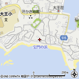 三重県志摩市大王町波切342周辺の地図