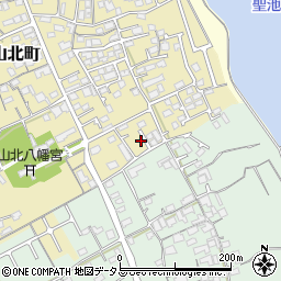 香川県丸亀市山北町583-7周辺の地図