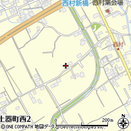 香川県丸亀市土器町西2丁目761周辺の地図
