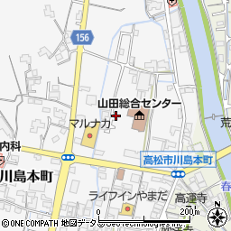 香川県高松市川島本町214周辺の地図