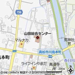 高松市川島コミュニティセンター周辺の地図