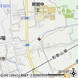 和歌山県紀の川市名手市場586周辺の地図