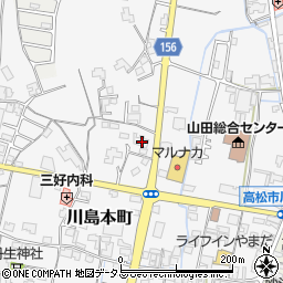 香川県高松市川島本町401周辺の地図
