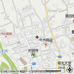和歌山県紀の川市名手市場1296-10周辺の地図