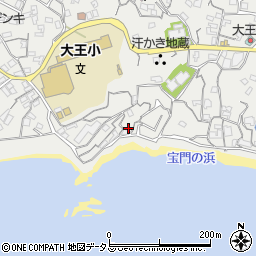 三重県志摩市大王町波切393周辺の地図