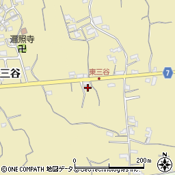 和歌山県紀の川市東三谷59周辺の地図