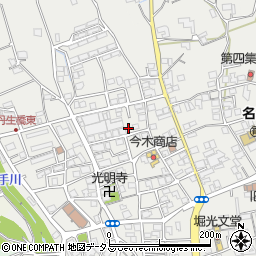 和歌山県紀の川市名手市場1296-9周辺の地図