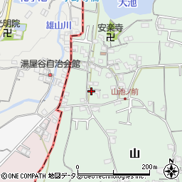 和歌山県岩出市山173周辺の地図