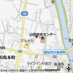 香川県高松市川島本町214-9周辺の地図