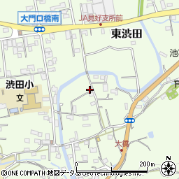 和歌山県伊都郡かつらぎ町東渋田245周辺の地図
