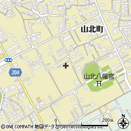 香川県丸亀市山北町520-9周辺の地図