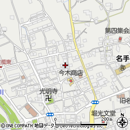和歌山県紀の川市名手市場1296-5周辺の地図