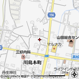 香川県高松市川島本町402周辺の地図