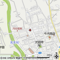 和歌山県紀の川市名手市場1352周辺の地図