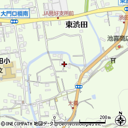 和歌山県伊都郡かつらぎ町東渋田261周辺の地図