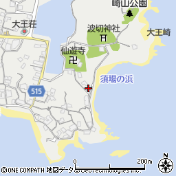 三重県志摩市大王町波切38周辺の地図