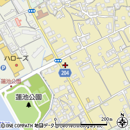 香川県丸亀市山北町457周辺の地図