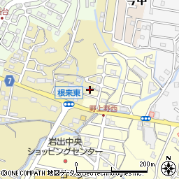 和歌山県岩出市根来198周辺の地図