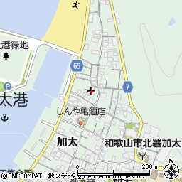 和歌山県和歌山市加太1578周辺の地図
