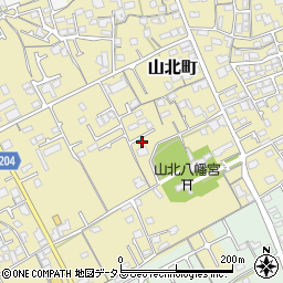 香川県丸亀市山北町552-8周辺の地図