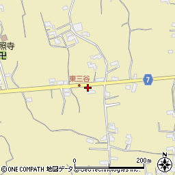 和歌山県紀の川市東三谷57周辺の地図