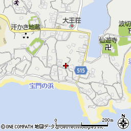 三重県志摩市大王町波切300周辺の地図