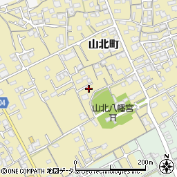 香川県丸亀市山北町552周辺の地図