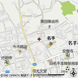 和歌山県紀の川市名手市場730周辺の地図