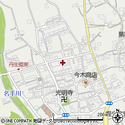 和歌山県紀の川市名手市場1307周辺の地図