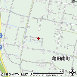 香川県高松市亀田南町周辺の地図