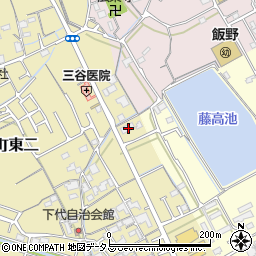 香川県丸亀市飯野町東二1388周辺の地図