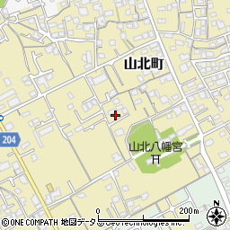 香川県丸亀市山北町552-3周辺の地図