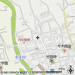 和歌山県紀の川市名手市場1351周辺の地図