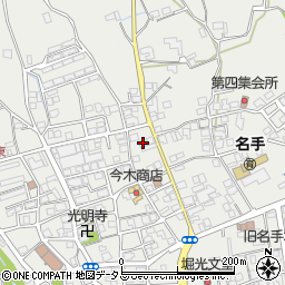 和歌山県紀の川市名手市場1074-1周辺の地図