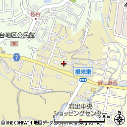 和歌山県岩出市根来269周辺の地図