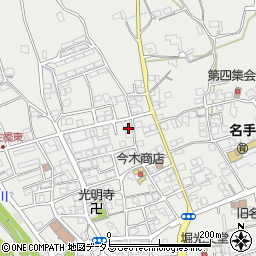 和歌山県紀の川市名手市場1295周辺の地図