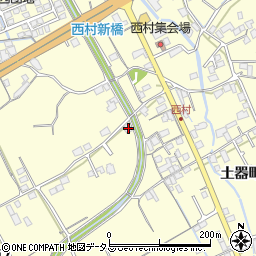 香川県丸亀市土器町西2丁目366周辺の地図