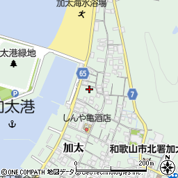 和歌山県和歌山市加太1585周辺の地図