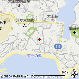 三重県志摩市大王町波切318周辺の地図