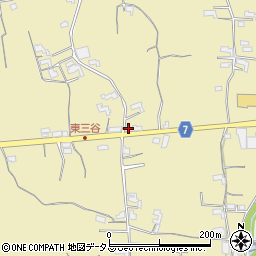 和歌山県紀の川市東三谷158周辺の地図