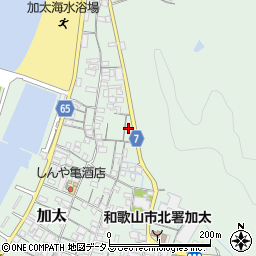 和歌山県和歌山市加太1614周辺の地図
