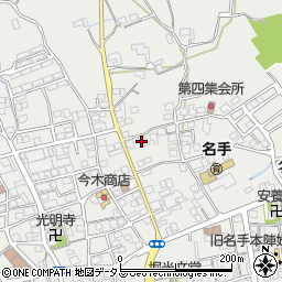 和歌山県紀の川市名手市場1074-8周辺の地図