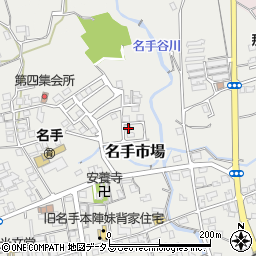 和歌山県紀の川市名手市場847周辺の地図
