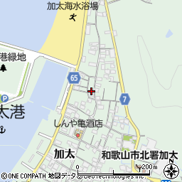 和歌山県和歌山市加太1592周辺の地図