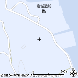 愛媛県越智郡上島町岩城4655周辺の地図