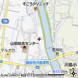 香川県高松市川島本町202周辺の地図