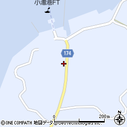 愛媛県越智郡上島町岩城4528周辺の地図