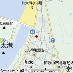 和歌山県和歌山市加太1593周辺の地図