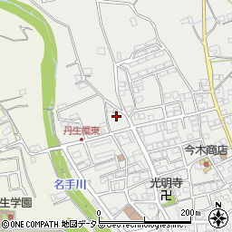 和歌山県紀の川市名手市場1350周辺の地図